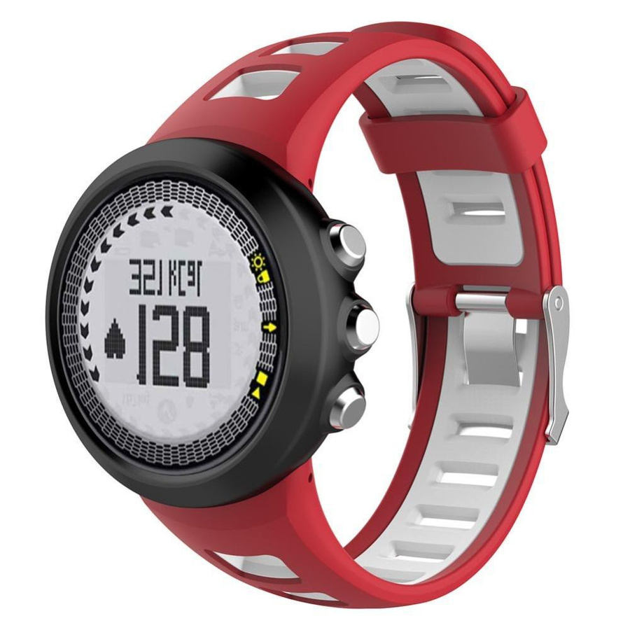 Whantan Uhrenarmband Silikon, grau/gelb, Unisex - Bild 1