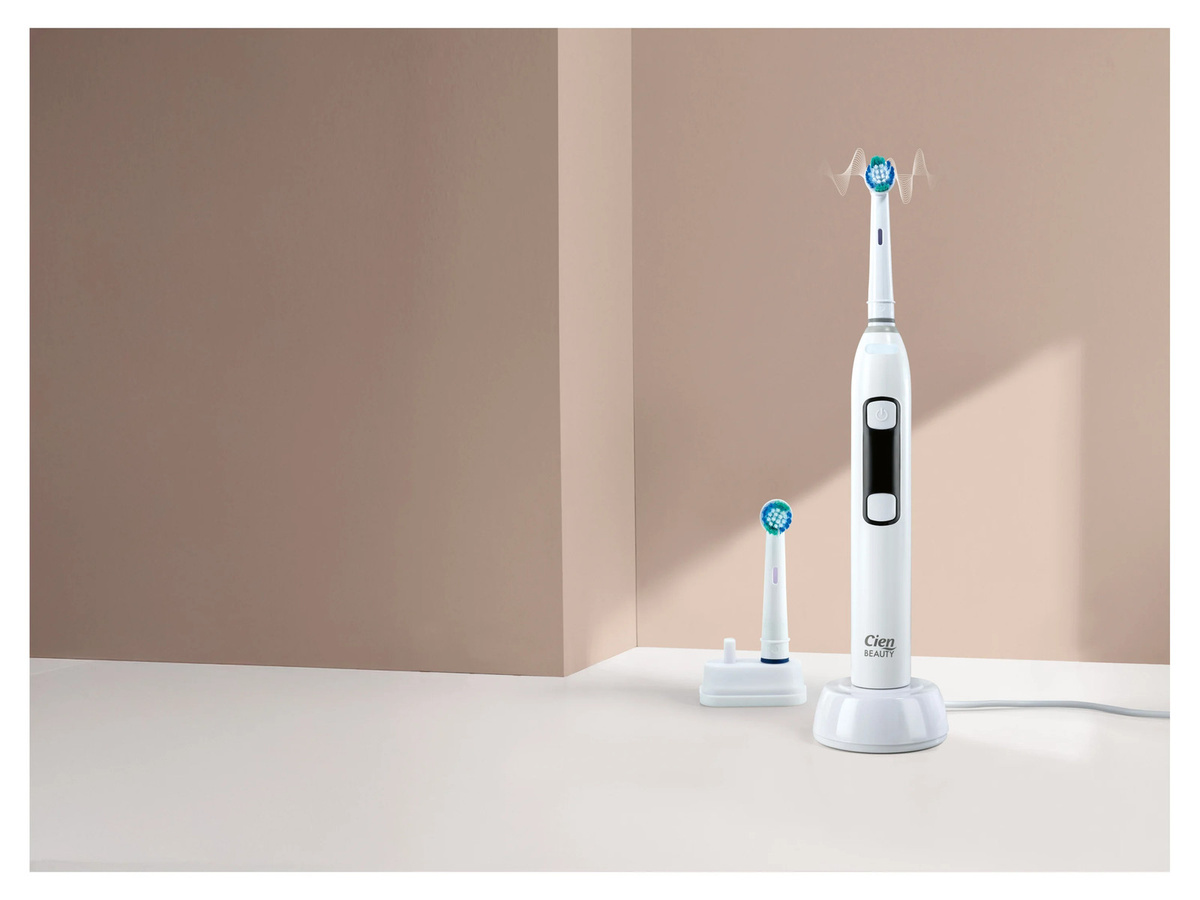 CIEN BEAUTY Premium-Oszillierende Zahnbürste mit Akku, Weiß, Unisex - Bild 2