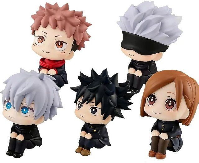 Bandai Jujutsu Kaisen Chibi Sitzfiguren-Set, 4-teiliges Set - Bild 1