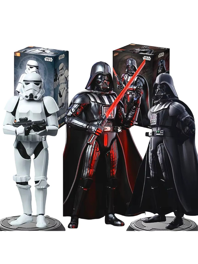 Blokuke Darth Vader Skywalker Imperial Stormtrooper, Actionfigur - Bild 3