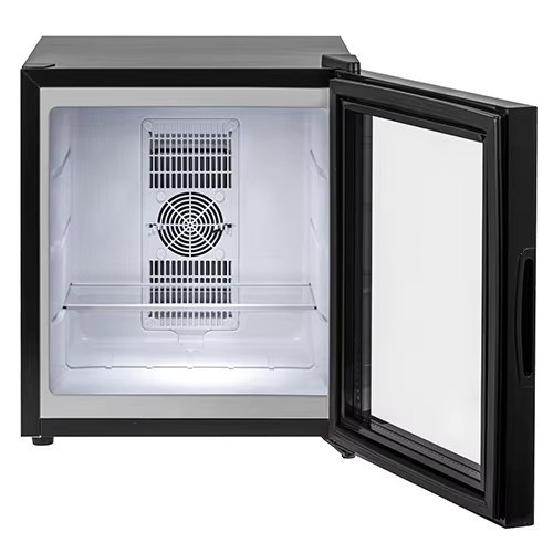 Adler Thermoelektrischer Kühlschrank mit schwarzem Glas, 28 l Fassungsvermögen, LED-Innenbeleuchtung, B/T/H: 49 x 43 x 51 cm - Bild 2