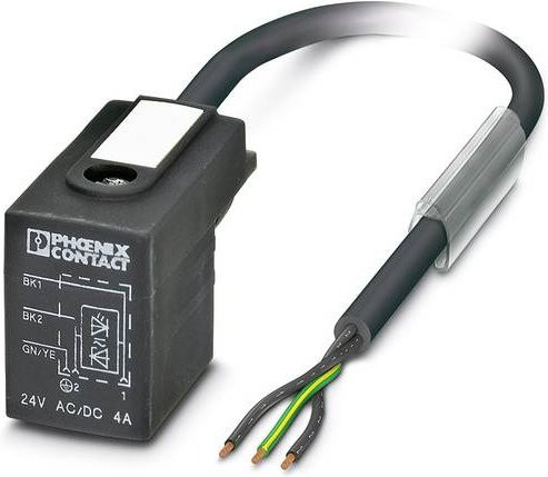 Phoenix Contact SAC-3P- 3,0-PUR/BI-1L-Z 1435247 Kabel in Schwarz und Grau - Bild 1