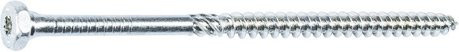 Schmid Rapid Dual Holzbauschrauben mit Torx, Stahl, silberfarben, 25 Stück, Durchmesser: 10 mm, Länge: 180 mm - Bild 1