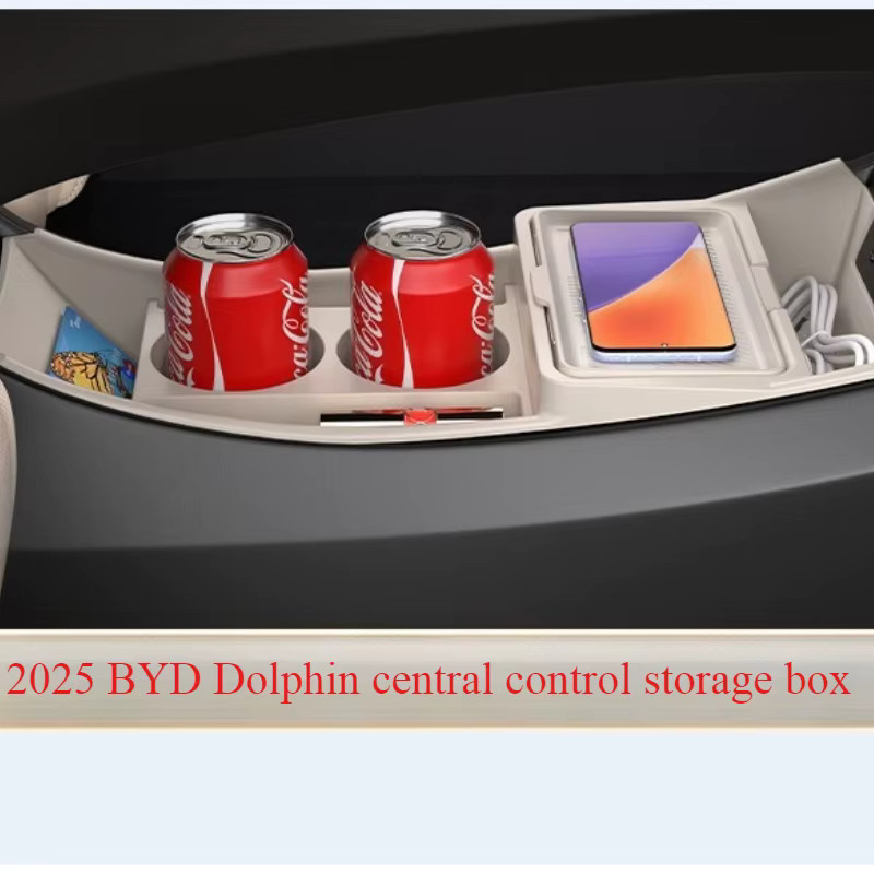 Armlehnen-Aufbewahrungsbox für BYD Dolphin 2025 mit Polsterung für die untere Schicht zur Auto-Innenraum-Modifikation - Bild 2