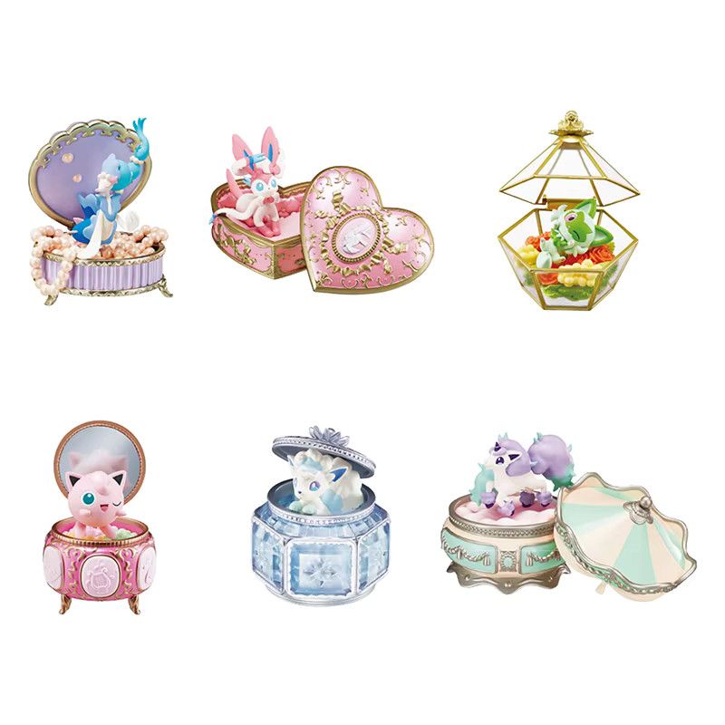 Re-Ment Pokémon Sylveon Miniatur-Schmuckkästchen Actionfigur für Sammler - Bild 2