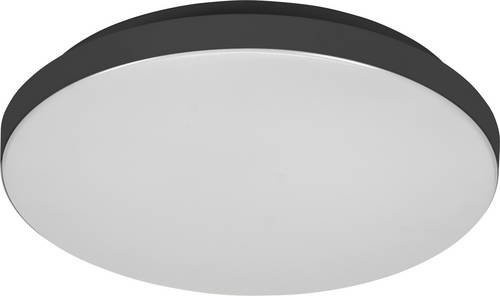 Osram LED-Deckenleuchte modern rund in Schwarz für Badezimmer, Wohnzimmer, Esszimmer und Schlafzimmer mit IP44 Schutzart - Bild 1