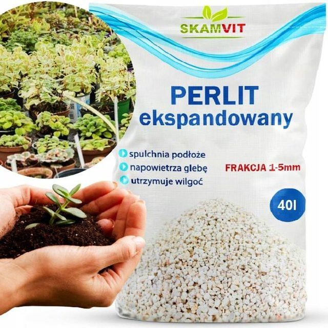 Gartenperlit Natürlicher Zusatz für Erde und Substrate Premium 40l - Bild 1