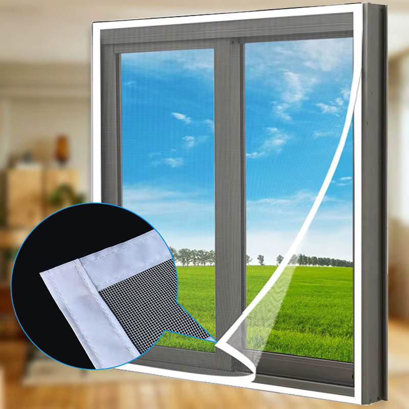 DTGJ Moskitonetz für Fenster aus weißem Fiberglas als Insektenschutzgitter gegen Mücken und Fliegen - Bild 2