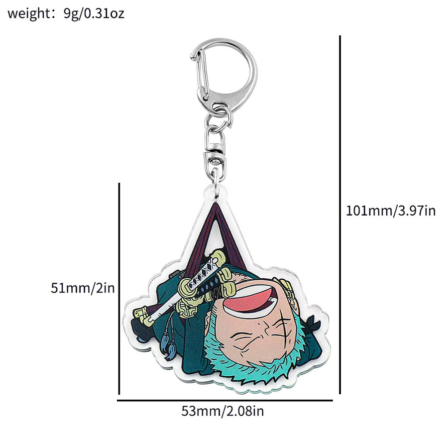 Bandai One Piece Acryl-Schlüsselanhänger Figuren, Unisex - Bild 2