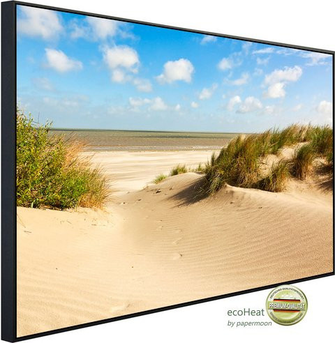 papermoon Infrarotheizung EcoHeat Dunes Knokke mit Matt-Effekt in Bunt, App-Steuerung und Überhitzungsschutz - Bild 1