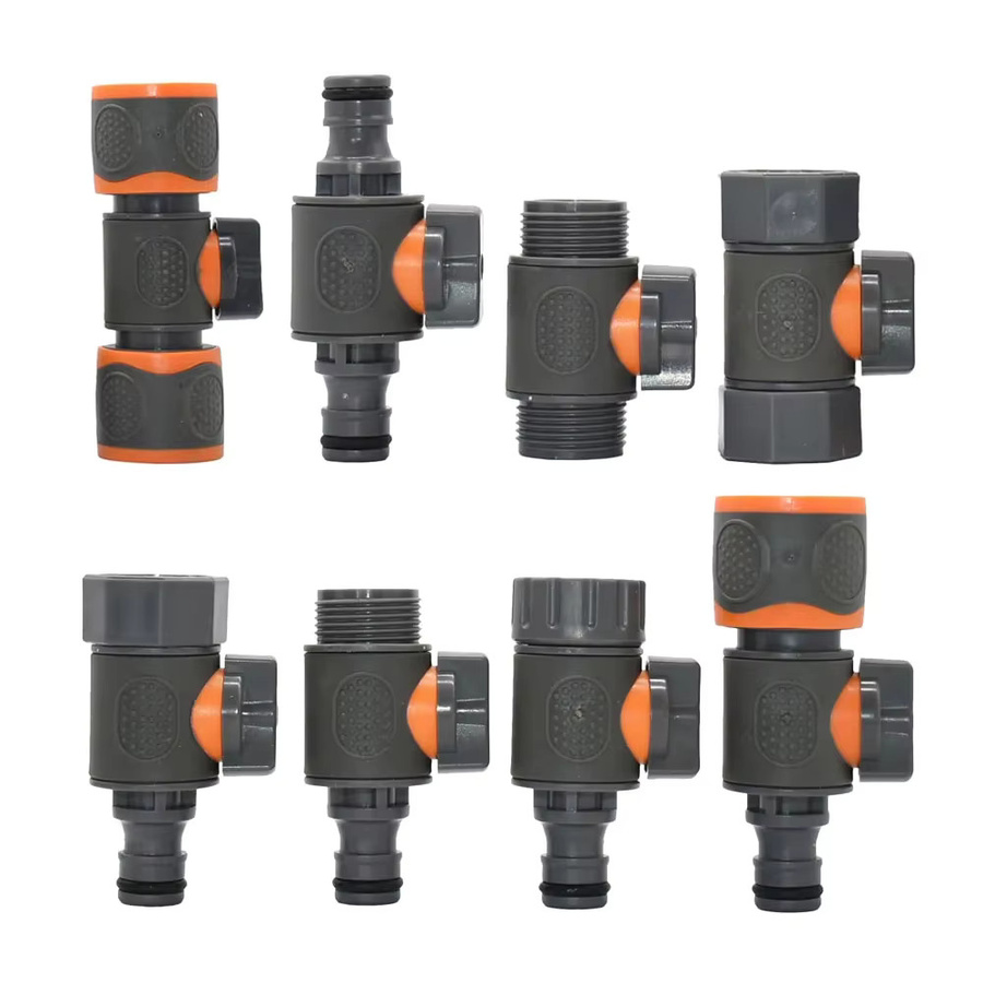 GHHWL Schnellkupplung 3/4 Zoll Wasserhahn Adapter für Gartenschlauch und Bewässerungspistole mit Innen- und Außengewinde - Bild 3