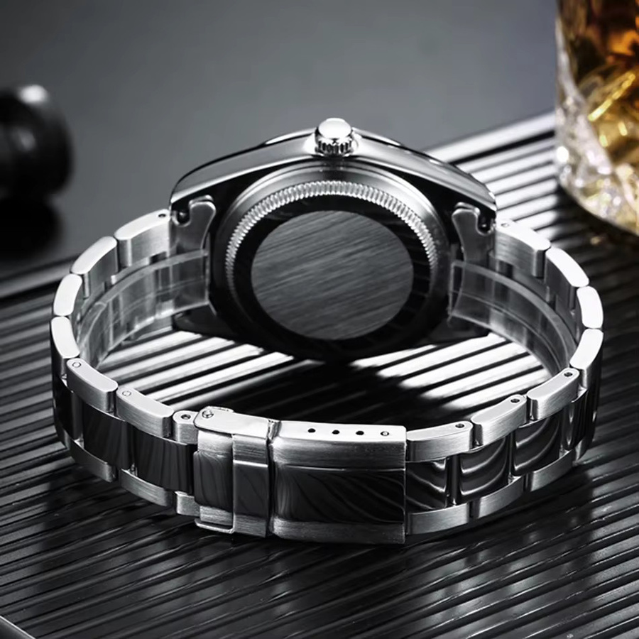 PAULAREIS P Armbanduhr Automatik, Edelstahl, Blau, 41 mm, Herren - Bild 6
