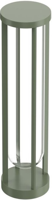 Flos In Vitro Bollard Pollerleuchte aus Aluminium in Grün mit dimmbarer LED und Glas - Bild 1