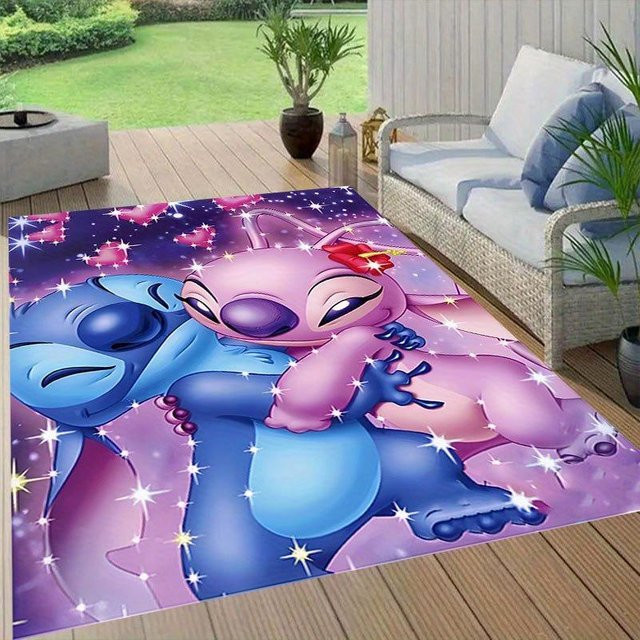 Disney Lilo und Stitch Teppich Läufer Yun Heng Three, rutschfest und waschbar, Mehrfarbig, B: 80 cm, L: 120 cm - Bild 1