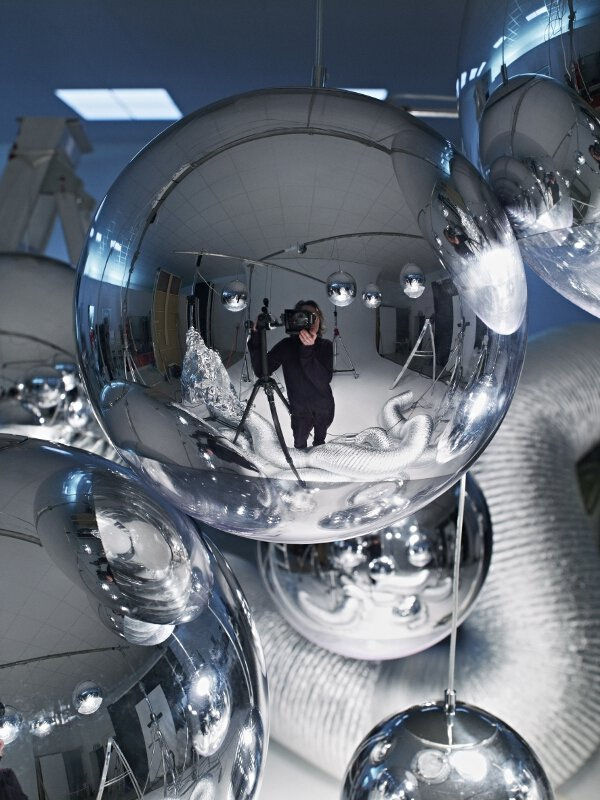 Tom Dixon Mirror Ball LED-Pendelleuchte in Silber, dimmbar - Bild 3
