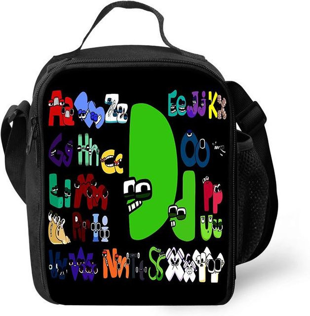 Isolierte Lunchtasche Alphabet Lore von Fancy Style Studio, auslaufsichere Thermotasche in Mehrfarbig, Brotdose und Aufbewahrungstasche für Lebensmittel - Bild 1