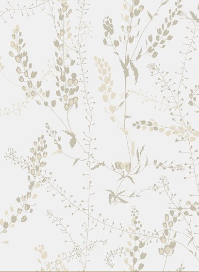 Borås Tapeter Wallpaper Bladranker 1785 Blattranker-Tapete in Cream im skandinavischen Floral-Design aus Vlies - Bild 1