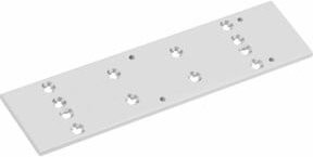 Dorma Montageplatte weiß 9016 für TS 83 EN 3-6 - Bild 1