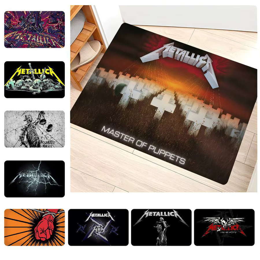 Potdemiel Metallica Fußmatte, rechteckig, rutschfest und wetterfest, Mehrfarbig, B/T: 60 x 40 cm - Bild 5