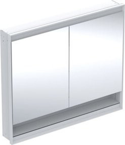 Geberit Spiegelschrank One mit 2 Türen in Weiß, B/H/T: 90 x 105 x 15 cm - Bild 1