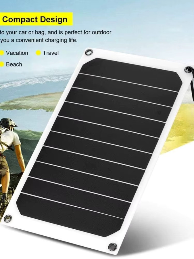 Sunpower Tragbares Solarpanel mit USB-Anschluss für Powerbank und Telefon, 5 V - Bild 6