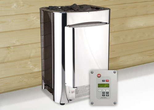 WEKA Profi-Saunaofen-Set OS Klassik mit externer Steuerung, 11 kW, silberfarben - Bild 2