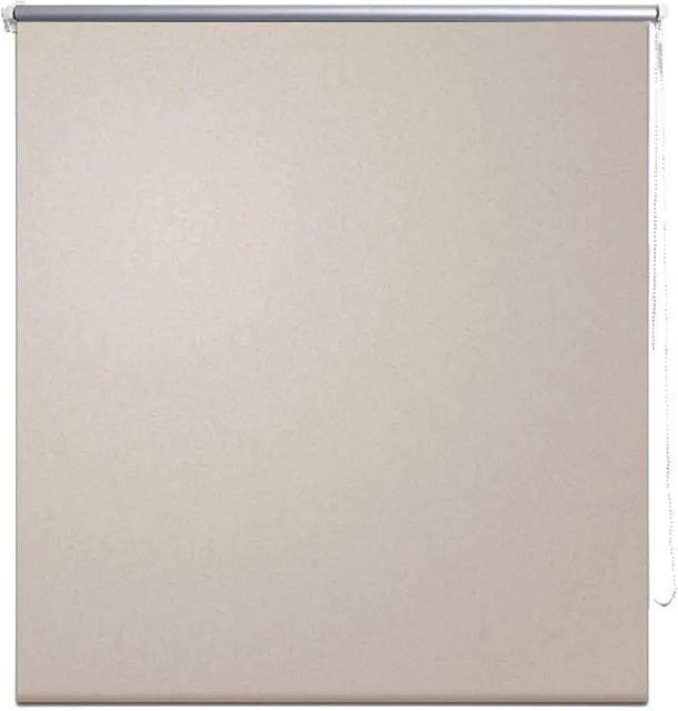 vidaXL Verdunkelungsrollo aus Polyester in Beige, thermoisolierend, Breite: 60 cm, Höhe: 120 cm - Bild 1