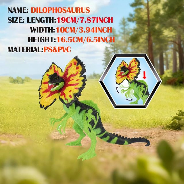 Yiran toy 1 Dinosaurier Modelle, Tyrannosaurus Rex Pentaceratops, Drehbare Actionfiguren, ab 3 Jahre - Bild 1