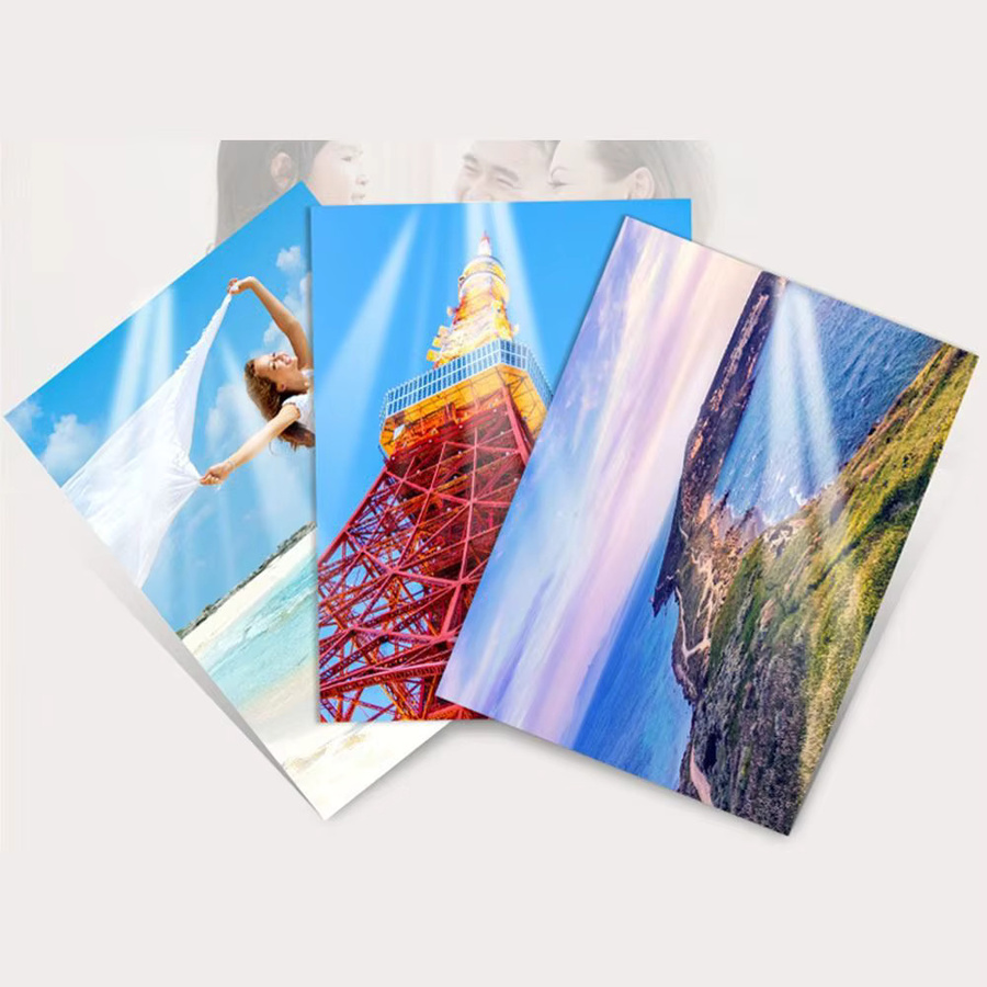 JESJELIU Hochglanz Fotopapier Weiß, 100/20 Blatt, schnell trocknendes Tintenstrahldruck-Fotopapier für Canon Epson HP Farbtintenstrahldrucker - Bild 3