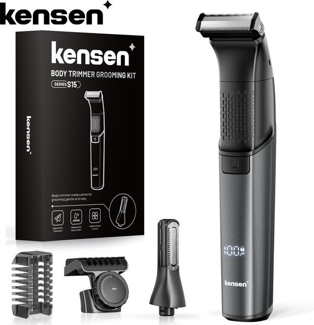 KENSEN S15 Elektrischer Trimmer, Schwarz, Herren - Bild 1