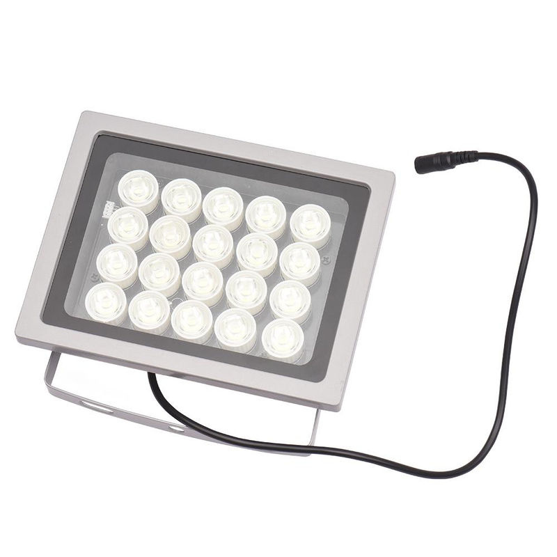TOMTOP JMS Professionelles LED Überwachungskamera-Flutlicht in Schwarz mit 20 LEDs, Weitwinkel und IP66 Wasserschutz für den Außenbereich - Bild 4