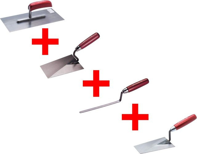 Jung Maurerkellenset 4-teilig aus Carbonstahl in Multicolor - Bild 1
