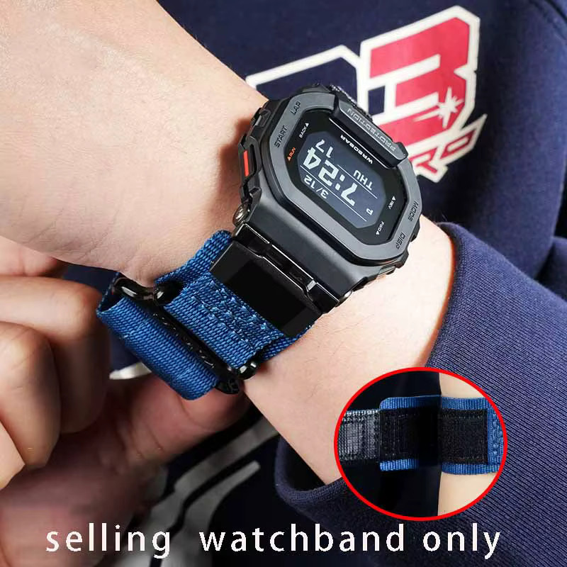 Uhrenarmband Nylon-Canvas, Schwarz, Unisex - Bild 3