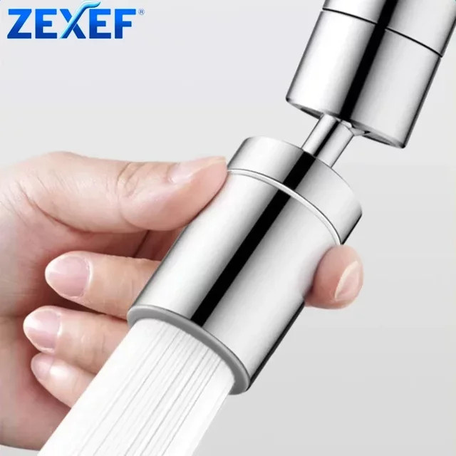 Do Kogia 360 Grad Waschbecken-Wasserhahn-Adapter mit Spray-Filter und verstellbarem Spritzschutz für die Küchenspüle - Bild 1