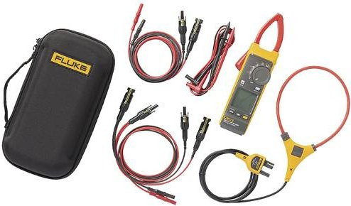 Fluke FLK-393FC-PVLEAD Digitale Stromzange CAT III 1500V in Gelb - Bild 1