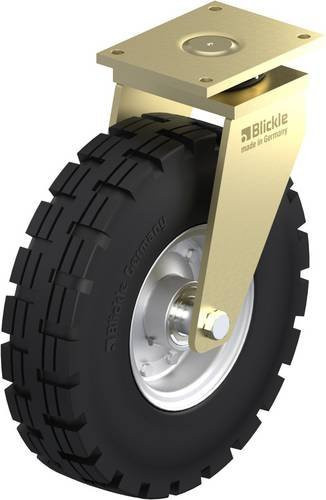 Blickle LS-VLE 530K Lenkrolle in Schwarz und Multicolour mit Stahl, Rad-Durchmesser: 525 mm, Tragfähigkeit: 1885 kg - Bild 1