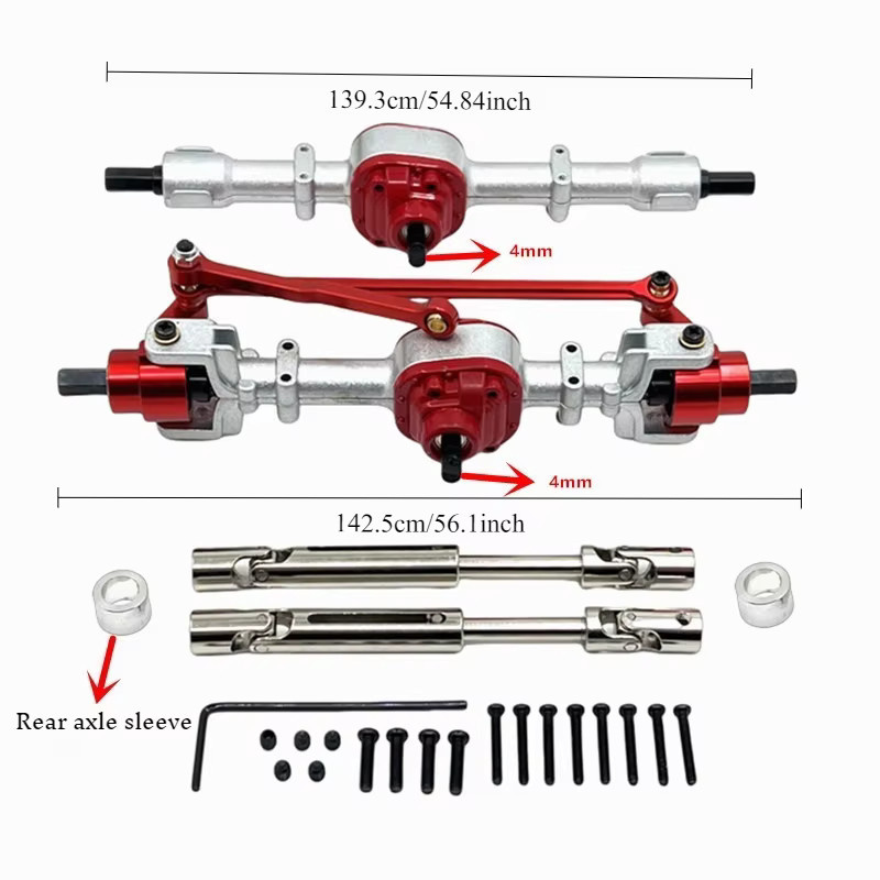 RUICHEN TECHNOLOGY RC Auto Metall-Upgrade-Set, Zubehör, 1:12 - Bild 2