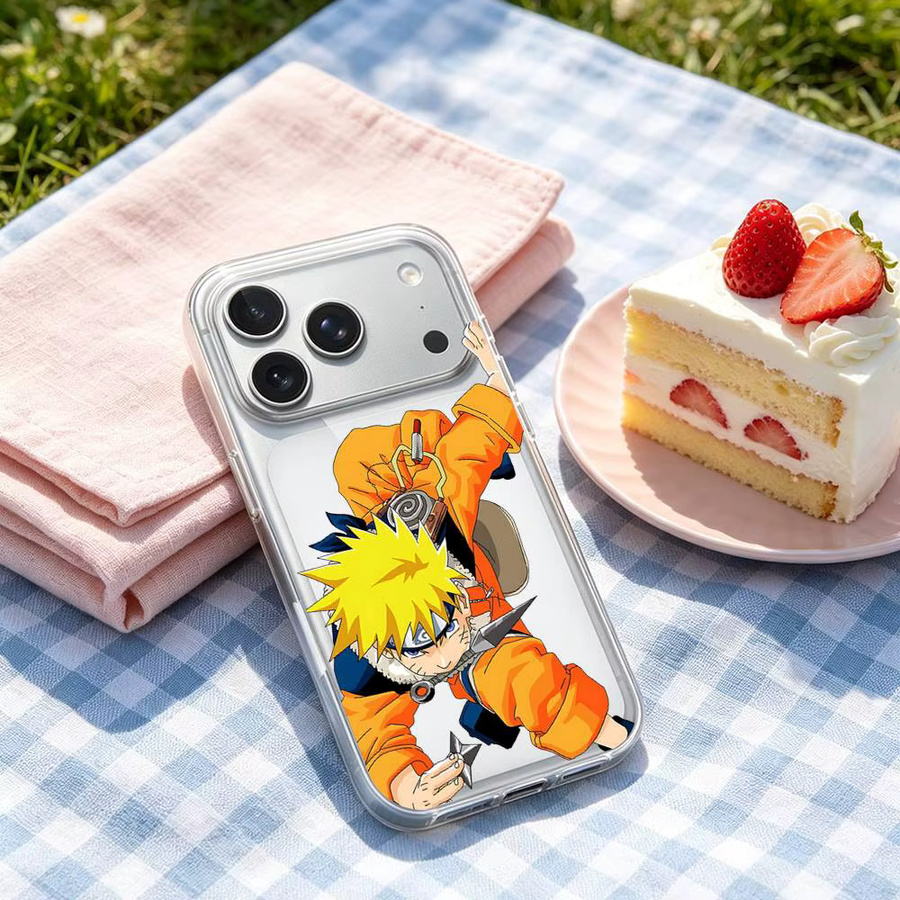 Transparente Naruto Anime Handyhülle für iPhone 17 16 15 14 13 12 11 Pro Max Plus X XR XS Max und Air - Bild 3