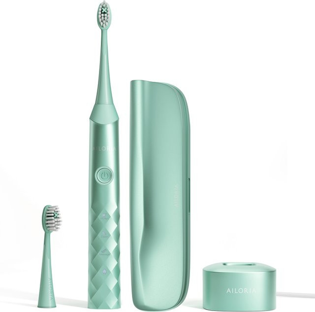 AILORIA Shine Bright USB-Sonic Zahnbürste, Green, Sommer-Edition - Bild 1