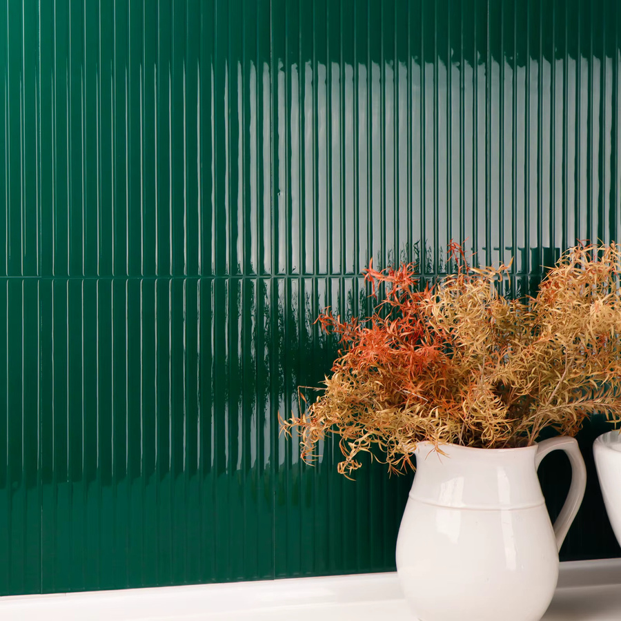 10 Stück wasserdichte 3D Wandaufkleber von Vividtiles in Grün zur DIY Renovierung für Küchen- und Badezimmerfliesen - Bild 2