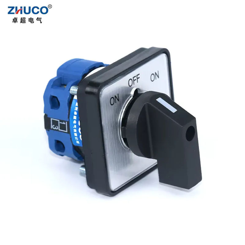 ZHUCO SZW26/LW26-20 Ein-Aus-Ein Stromversorgungsschalter 20A 660V 1-poliger 3-Gang Mechanischer Umschalter Universeller Nockenschalter für Motoren - Bild 6