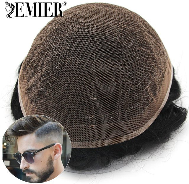 Emier Haarprothese für Männer, HD-Spitze, Vollspitzenperücke - Bild 1