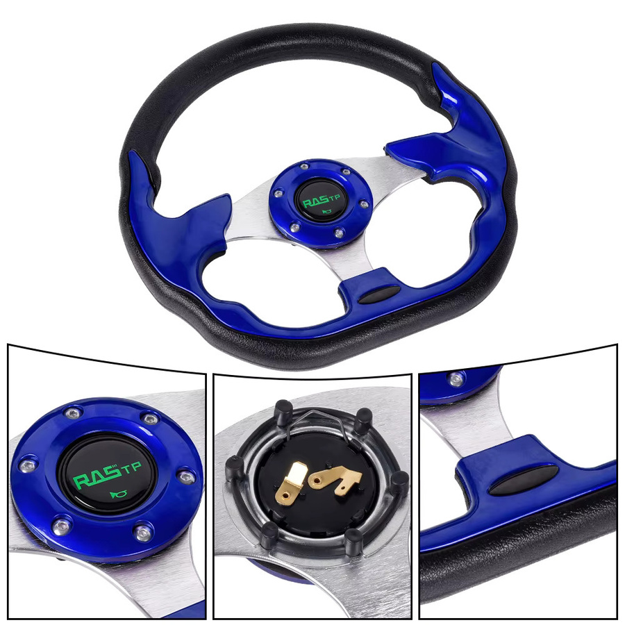 Bartoo Racing Drift Lenkrad aus Carbon Faser mit Logo, 320 mm Durchmesser, STW031 - Bild 4