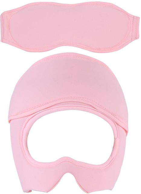 Jinmeige Kopfschmerz-Eis-Kappe mit abnehmbaren Augenmasken, rosa, Unisex - Bild 1