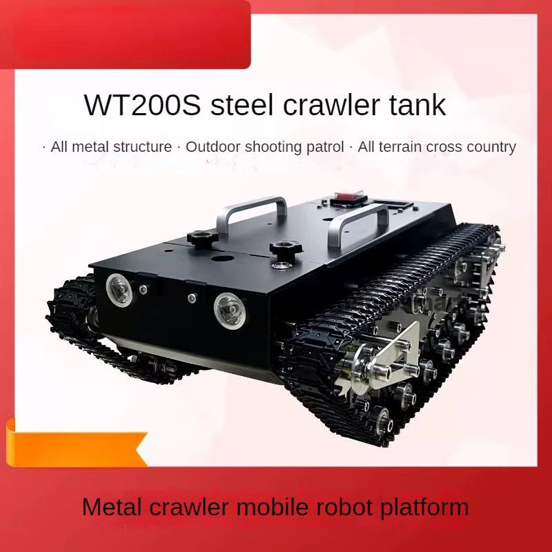 YoufangSmart RC Tank Chassis, Metall, Fahrzeuge, Schwarz - Bild 2