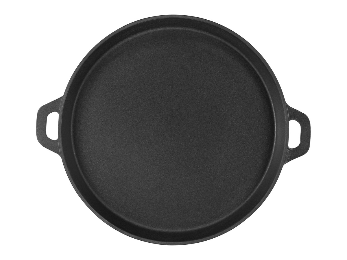 GRILLMEISTER Gusseisen-Grillplatte in Schwarz für Gas und Holzkohle - Bild 3