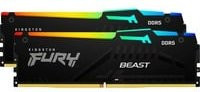 Kingston FURY Beast RGB DDR5 RAM Kit 64 GB (2 x 32 GB) 6000 MHz Schwarz Multicolour - Bild 2