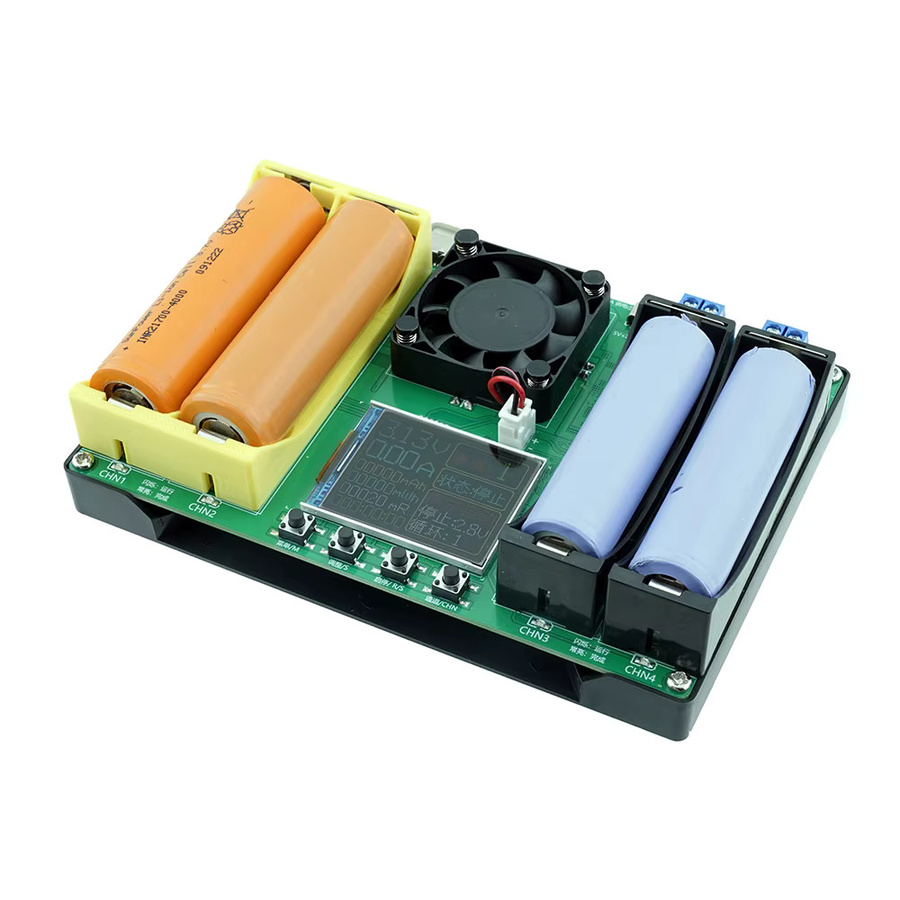 Diymore 4-Kanal Batteriekapazitäts-Widerstandstester für 18650 und 21700 Akkus mit automatischem Lade- und Entlademodul und elektronischer Last - Bild 3
