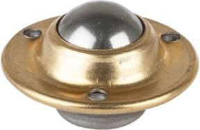 BS Kugelrolle aus Edelstahl in Gold - Bild 1