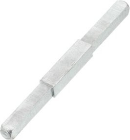 Dieckmann HT-Vollvierkantstift Typ MAB 0572 verzinkt in Silber - Bild 1